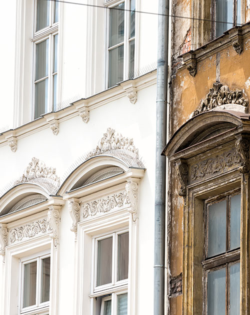 sanierungsarbeiten_kral Abbildung einer sanierten Fassade